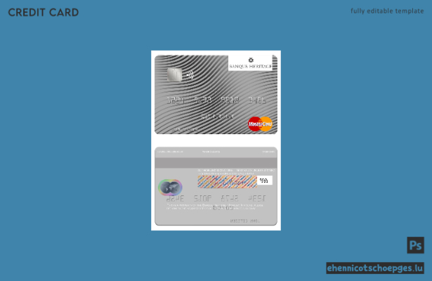 Uruguay Banque Heritage Mastercard Beispielvorschau
